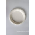 New Products Bagasse Paper Pulp Plates Biodegradable Round Lunch Plate